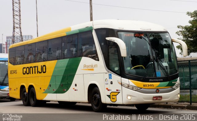 Empresa Gontijo de Transportes 18345 na cidade de São Paulo, São Paulo, Brasil, por Cristiano Soares da Silva. Número da foto: #4219077.