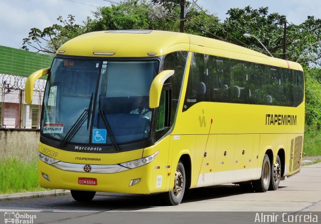 Viação Itapemirim 60539 na cidade de Recife, Pernambuco, Brasil, por Almir Correia. Número da foto: #4219700.