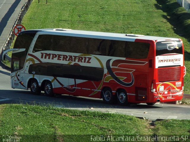 Imperatriz Turismo 9500 na cidade de Aparecida, São Paulo, Brasil, por Fabio Alcantara. Número da foto: #4220368.