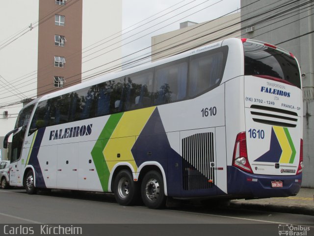 Faleiros Turismo 1610 na cidade de Foz do Iguaçu, Paraná, Brasil, por Carlos Kircheim. ID da foto: 4219331.