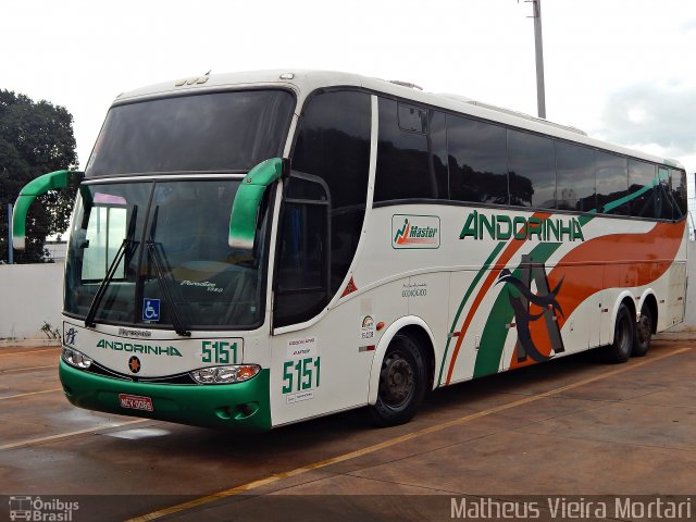 Empresa de Transportes Andorinha 5151 na cidade de Maringá, Paraná, Brasil, por Matheus Vieira Mortari. ID da foto: 4220655.