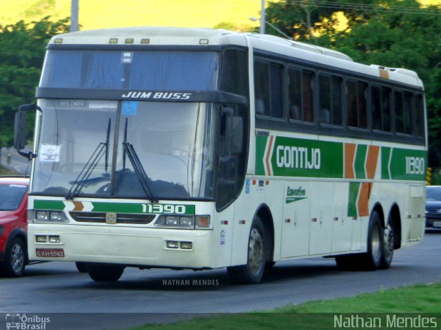 Empresa Gontijo de Transportes 11390 na cidade de Viana, Espírito Santo, Brasil, por Nathan Mendes. ID da foto: 4221389.