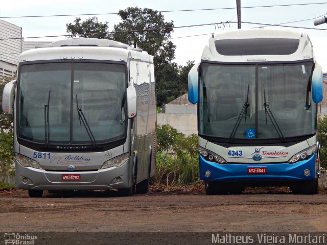 TransAcácia Turismo 4343 na cidade de Maringá, Paraná, Brasil, por Matheus Vieira Mortari. Número da foto: #4220657.