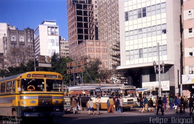 Bianchi Transportes Coletivos Ltda 46 na cidade de Porto Alegre, Rio Grande do Sul, Brasil, por Felipe  Brignol. ID da foto: 4220478.