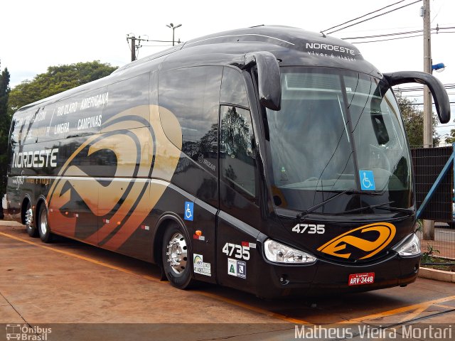 Expresso Nordeste 4735 na cidade de Maringá, Paraná, Brasil, por Matheus Vieira Mortari. Número da foto: #4220653.