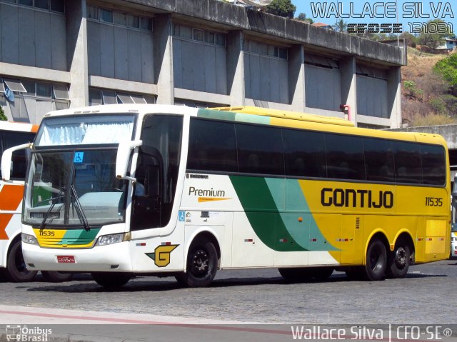 Empresa Gontijo de Transportes 11535 na cidade de Belo Horizonte, Minas Gerais, Brasil, por Wallace Silva. ID da foto: 4220938.