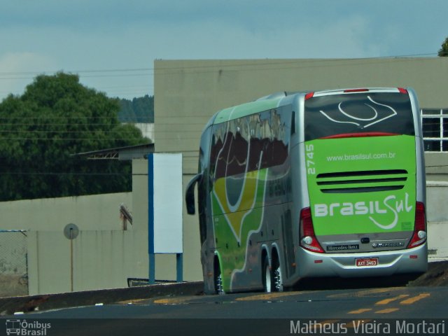 Brasil Sul Linhas Rodoviárias 2745 na cidade de Mauá da Serra, Paraná, Brasil, por Matheus Vieira Mortari. Número da foto: #4220659.