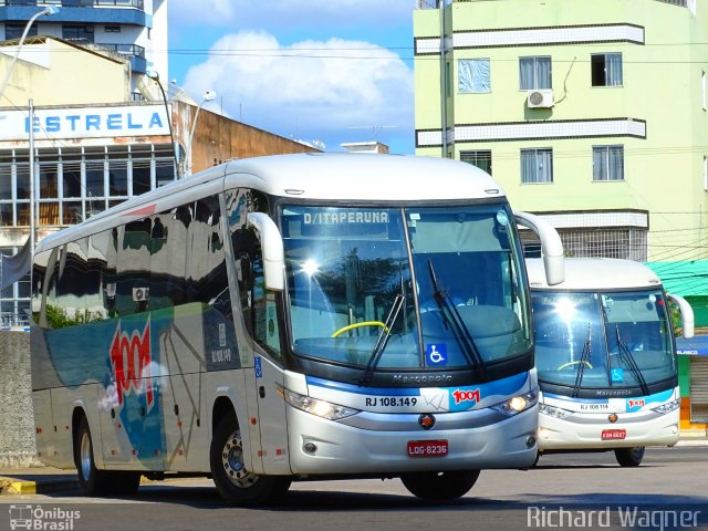 Auto Viação 1001 RJ 108.149 na cidade de Itaperuna, Rio de Janeiro, Brasil, por Richard Wagner. Número da foto: #4222583.