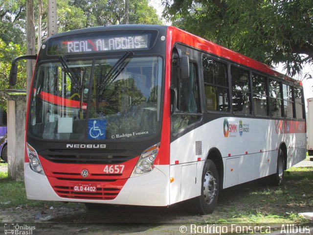 Real Alagoas de Viação 4657 na cidade de Maceió, Alagoas, Brasil, por Rodrigo Fonseca. Número da foto: #4164726.