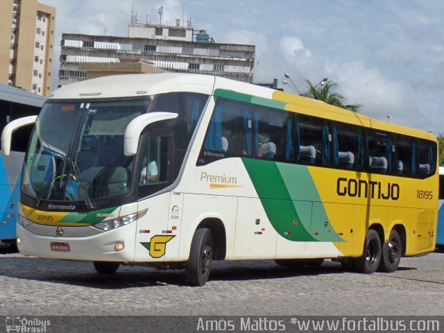 Empresa Gontijo de Transportes 18195 na cidade de Fortaleza, Ceará, Brasil, por Amós  Mattos. Número da foto: #4165563.