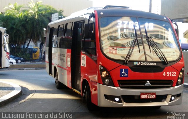 Allibus Transportes 4 5122 na cidade de São Paulo, São Paulo, Brasil, por Luciano Ferreira da Silva. Número da foto: #4164701.