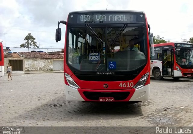 Real Alagoas de Viação 4610 na cidade de Maceió, Alagoas, Brasil, por Paulo Lucas. Número da foto: #4164543.