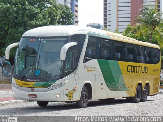 Empresa Gontijo de Transportes 18195 na cidade de Fortaleza, Ceará, Brasil, por Amós  Mattos. Número da foto: #4165629.