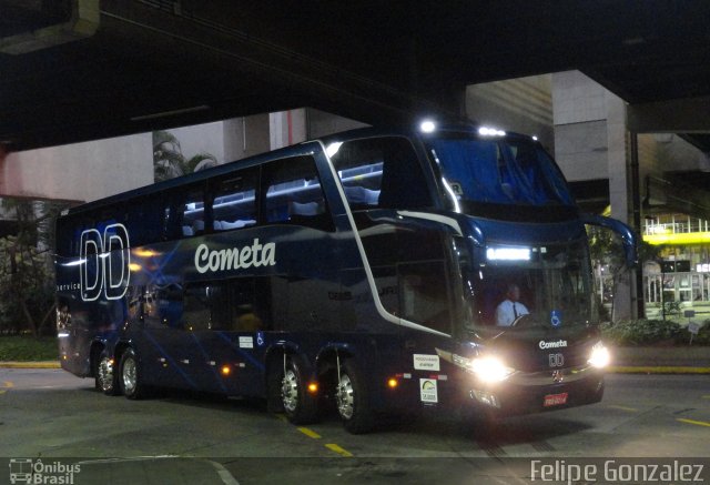 Viação Cometa 14303 na cidade de São Paulo, São Paulo, Brasil, por Felipe Gonzalez. ID da foto: 4224846.