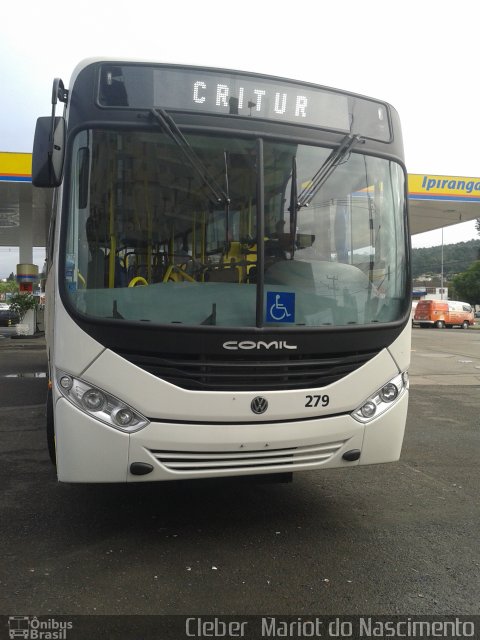 Auto Viação Critur 279 na cidade de Criciúma, Santa Catarina, Brasil, por Cleber  Mariot do Nascimento. Número da foto: #4223684.