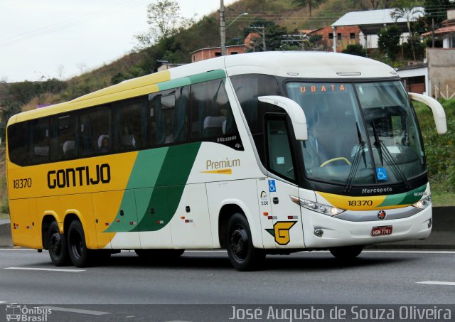 Empresa Gontijo de Transportes 18370 na cidade de Barra Mansa, Rio de Janeiro, Brasil, por José Augusto de Souza Oliveira. ID da foto: 4224629.