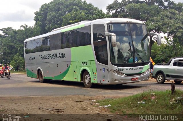Transbrasiliana Transportes e Turismo 51231 na cidade de Imperatriz, Maranhão, Brasil, por Roldão Carlos  Andrade Lima. Número da foto: #4222783.