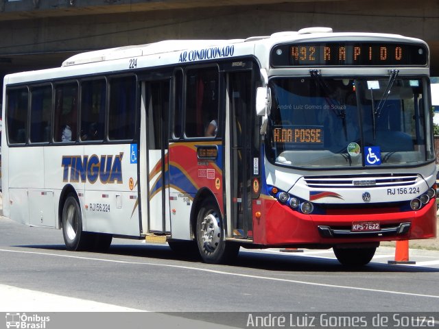 Transportadora Tinguá RJ 156.224 na cidade de Rio de Janeiro, Rio de Janeiro, Brasil, por André Luiz Gomes de Souza. Número da foto: #4225131.