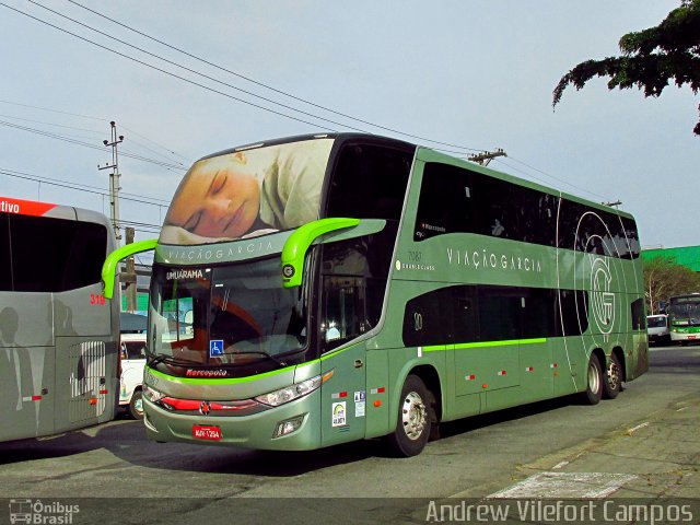 Viação Garcia 7087 na cidade de São Paulo, São Paulo, Brasil, por Andrew Campos. ID da foto: 4226838.