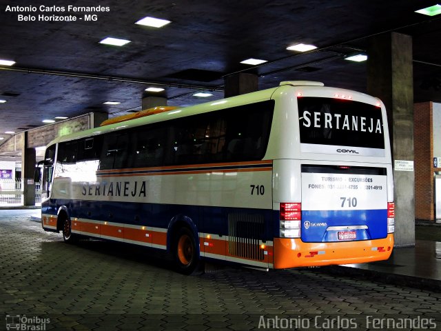 Viação Sertaneja 710  na cidade de Belo Horizonte, Minas Gerais, Brasil, por Antonio Carlos Fernandes. Número da foto: #4226258.