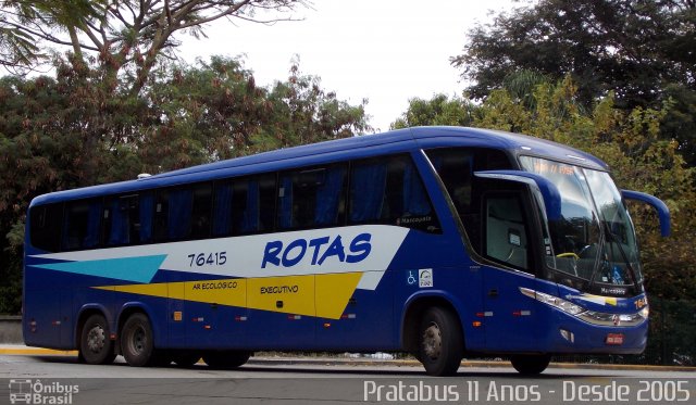 RodeRotas - Rotas de Viação do Triângulo 76415 na cidade de São Paulo, São Paulo, Brasil, por Cristiano Soares da Silva. ID da foto: 4226071.