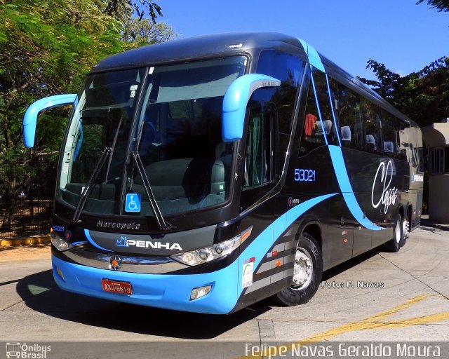Empresa de Ônibus Nossa Senhora da Penha 53021 na cidade de São Paulo, São Paulo, Brasil, por Felipe Navas Geraldo Moura . Número da foto: #4225719.