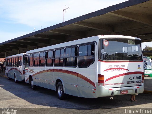 Auto Viação ABC RJ 105.017 na cidade de Niterói, Rio de Janeiro, Brasil, por Lucas Lima. Número da foto: #4226233.