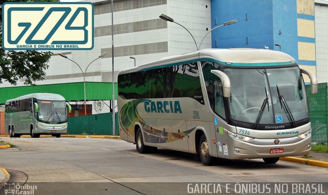 Viação Garcia 7526 na cidade de São Paulo, São Paulo, Brasil, por EDUARDO - SOROCABUS. ID da foto: 4226049.