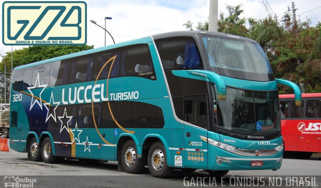 Luccel Transporte e Turismo 320 na cidade de São Paulo, São Paulo, Brasil, por EDUARDO - SOROCABUS. Número da foto: #4226040.