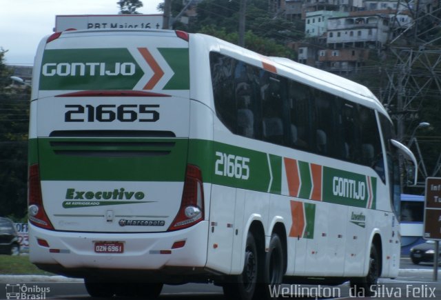 Empresa Gontijo de Transportes 21665 na cidade de Vitória, Espírito Santo, Brasil, por Wellington  da Silva Felix. Número da foto: #4227497.