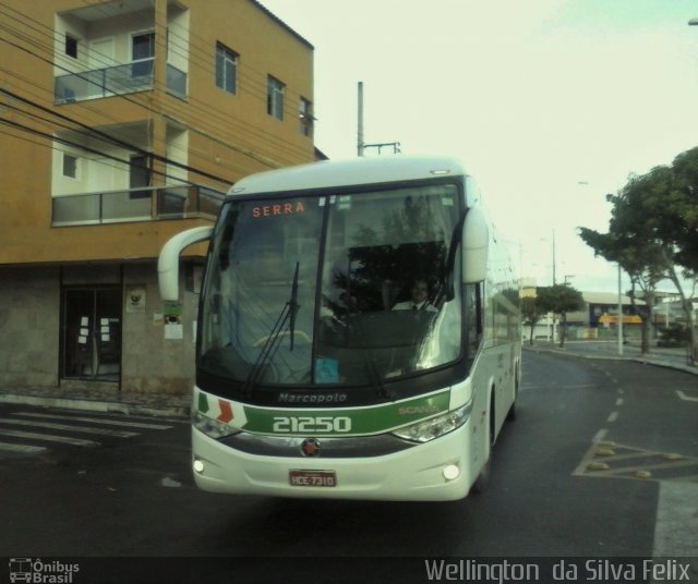 Empresa Gontijo de Transportes 21250 na cidade de Serra, Espírito Santo, Brasil, por Wellington  da Silva Felix. Número da foto: #4227566.