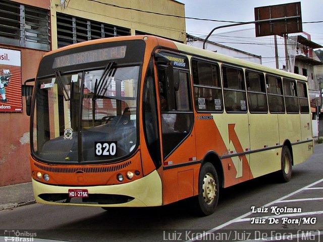 VSLL - Viação Santa Luzia 820 na cidade de Juiz de Fora, Minas Gerais, Brasil, por Luiz Krolman. Número da foto: #4167070.