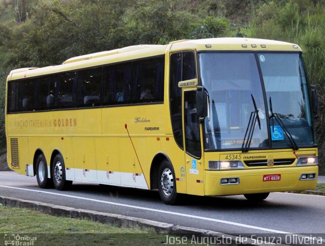 Viação Itapemirim 45345 na cidade de Barra do Piraí, Rio de Janeiro, Brasil, por José Augusto de Souza Oliveira. Número da foto: #4166552.