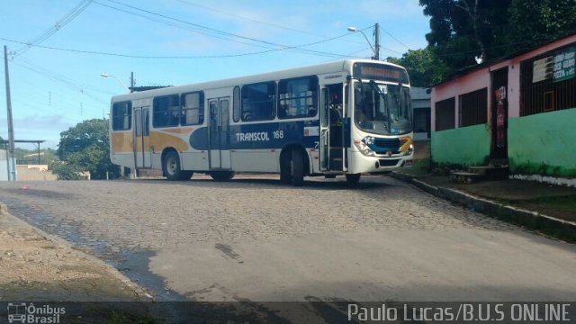 Transcol - Transportes Coletivos Ltda. 168 na cidade de Recife, Pernambuco, Brasil, por Paulo Lucas. ID da foto: 4171034.