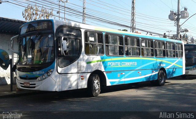 Viação Ponte Coberta RJ 190.004 na cidade de Rio de Janeiro, Rio de Janeiro, Brasil, por Allan Simas. Número da foto: #4172256.