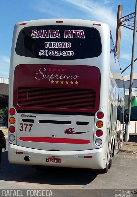 Expresso Santa Rita 377 na cidade de Patos de Minas, Minas Gerais, Brasil, por RAFAEL  JUNIO FONSECA. Número da foto: #4172309.