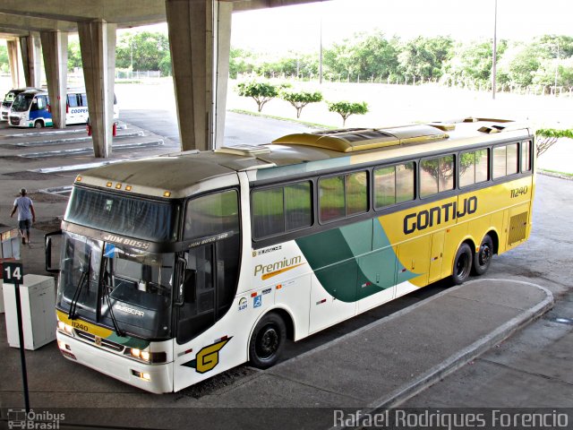 Empresa Gontijo de Transportes 11240 na cidade de Aracaju, Sergipe, Brasil, por Rafael Rodrigues Forencio. ID da foto: 4170856.