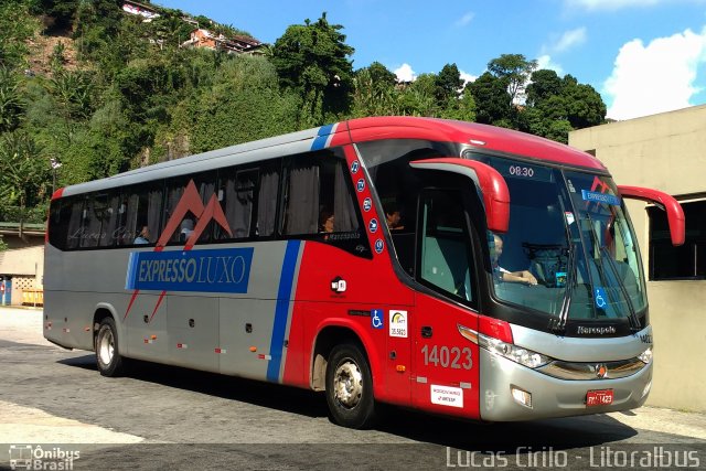 Expresso Luxo 14023 na cidade de Santos, São Paulo, Brasil, por Lucas Cirilo. Número da foto: #4172869.