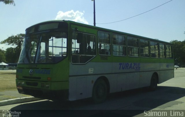 TurAzul Turismo 1405 na cidade de Vila Velha, Espírito Santo, Brasil, por Saimom  Lima. ID da foto: 4173712.