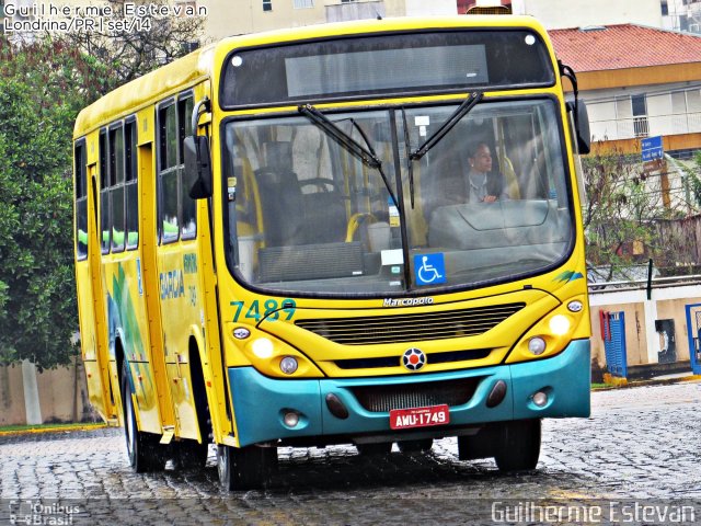 Viação Garcia 7489 na cidade de Londrina, Paraná, Brasil, por Guilherme Estevan. Número da foto: #4173652.