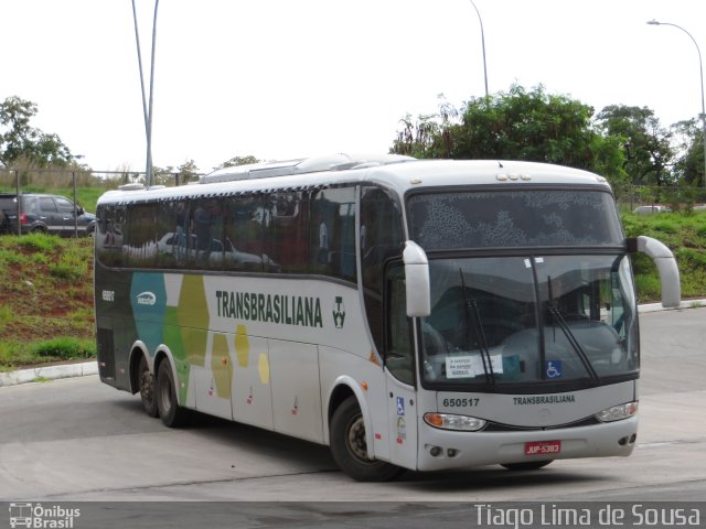 Transbrasiliana Transportes e Turismo 650517 na cidade de Brasília, Distrito Federal, Brasil, por Tiago Lima de Sousa. Número da foto: #4174379.