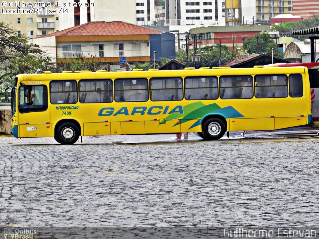 Viação Garcia 7489 na cidade de Londrina, Paraná, Brasil, por Guilherme Estevan. Número da foto: #4173649.