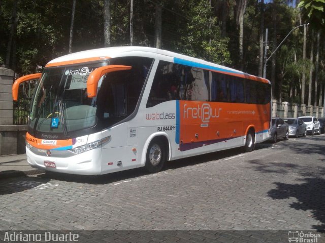 FretBus Fretamento e Turismo 4011 na cidade de Petrópolis, Rio de Janeiro, Brasil, por Adriano Duarte. Número da foto: #4173333.