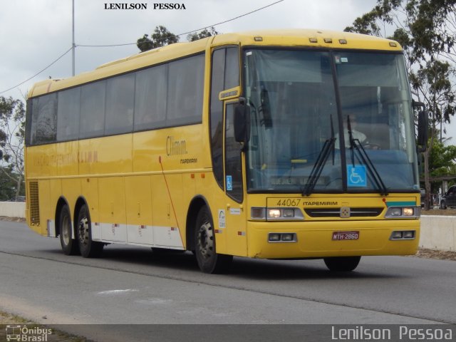 Viação Itapemirim 44067 na cidade de Caruaru, Pernambuco, Brasil, por Lenilson da Silva Pessoa. ID da foto: 4174870.