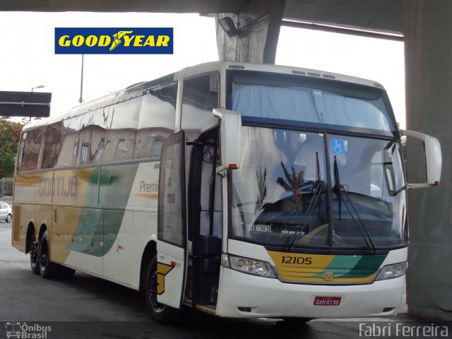 Empresa Gontijo de Transportes 12105 na cidade de Belo Horizonte, Minas Gerais, Brasil, por Fabri Ferreira. Número da foto: #4176368.
