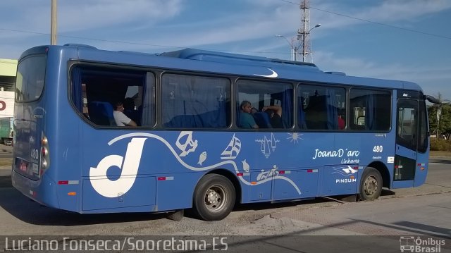 Viação Joana D´arc 480  na cidade de Sooretama, Espírito Santo, Brasil, por Luciano Fonseca. ID da foto: 4175079.