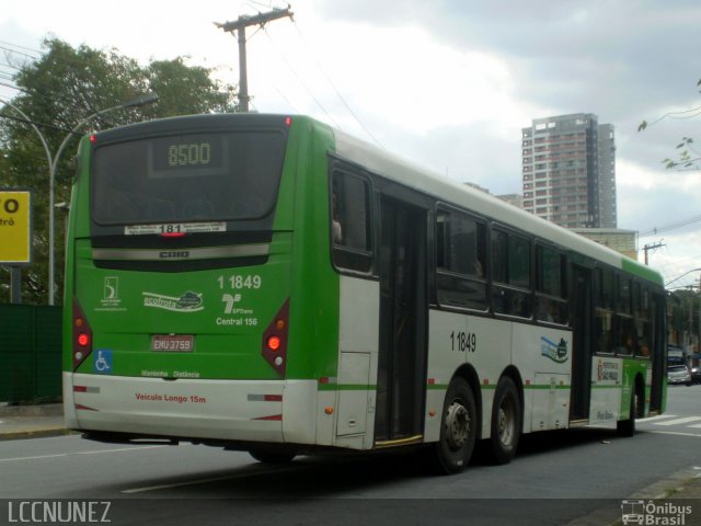 Viação Santa Brígida 1 1849 na cidade de São Paulo, São Paulo, Brasil, por Luis Nunez. Número da foto: #4176558.