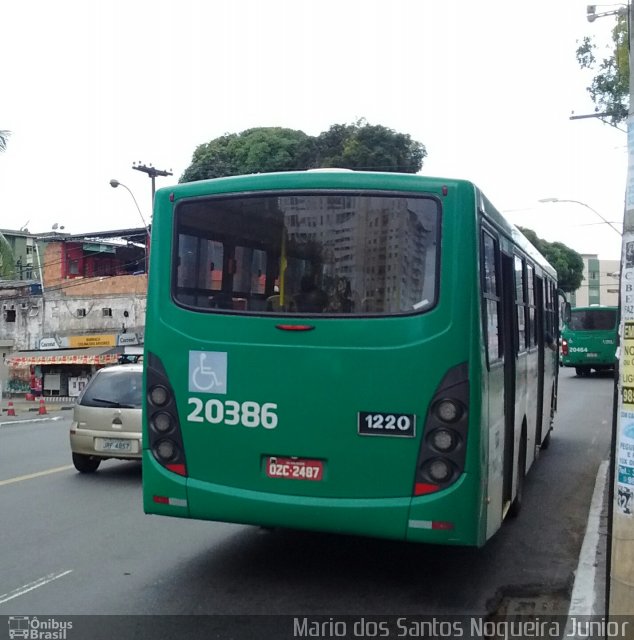 OT Trans - Ótima Salvador Transportes 20386 na cidade de Salvador, Bahia, Brasil, por Mario dos Santos Nogueira Junior. ID da foto: 4178769.