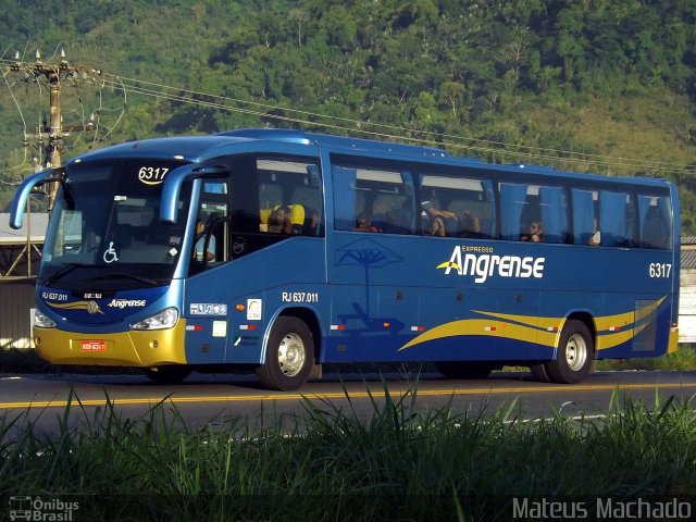 Expresso Angrense 6317 na cidade de Angra dos Reis, Rio de Janeiro, Brasil, por Mateus Machado. Número da foto: #4179120.