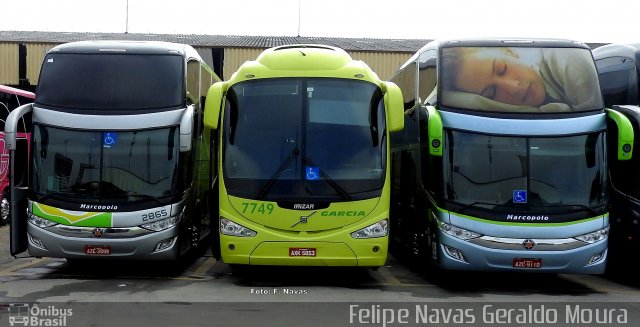 Viação Garcia 7749 na cidade de São Paulo, São Paulo, Brasil, por Felipe Navas Geraldo Moura . Número da foto: #4228258.